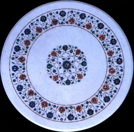 MARBL CHOWKI INLAY WORK