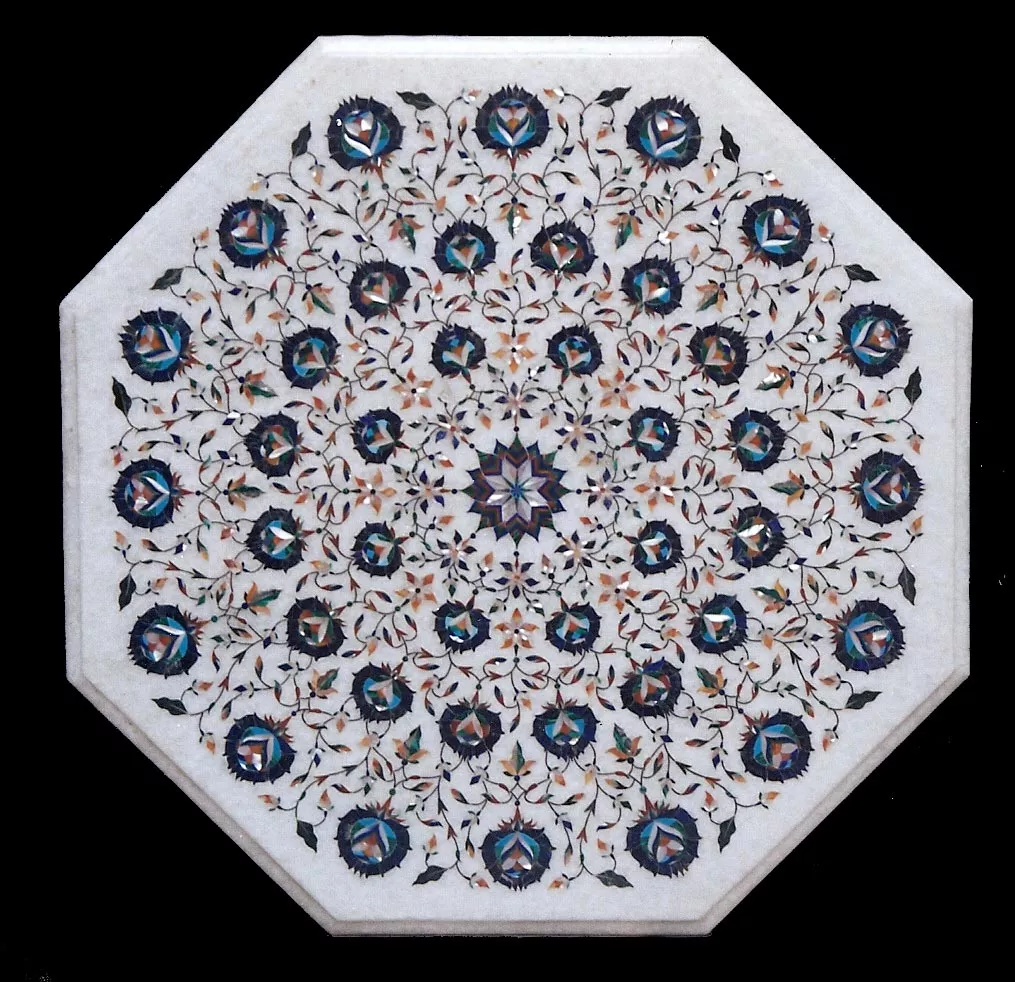 MARBLE CHOWKI INLAY WORK