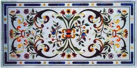 MARBLE TABLE TOP INLAY WORK