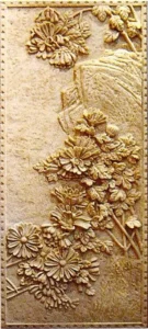 PANNEL IN SANDSTONE WITH CARVING WORK