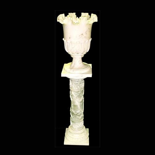 Green Marble Pedestal