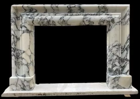 FIRE PLACE IN DELMATA GREECE MARBLE.  SIZE – L 2400 X H 1150 X D 350 MM