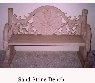 BENCH IN SANDSTONE
