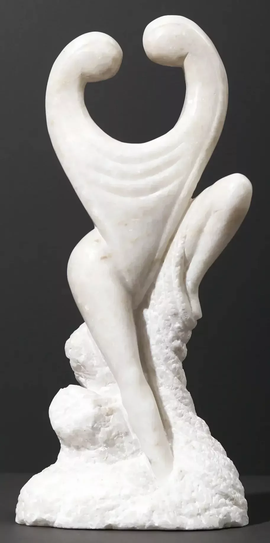 MODERN ART IN WHITE MARBLE