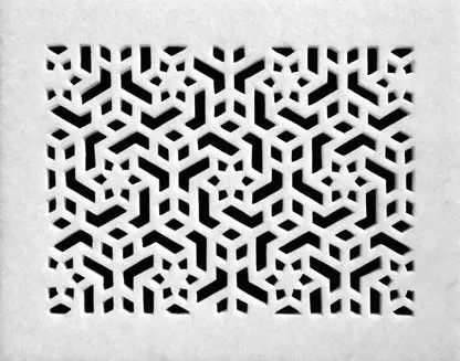 WHITE MARBLE JALI