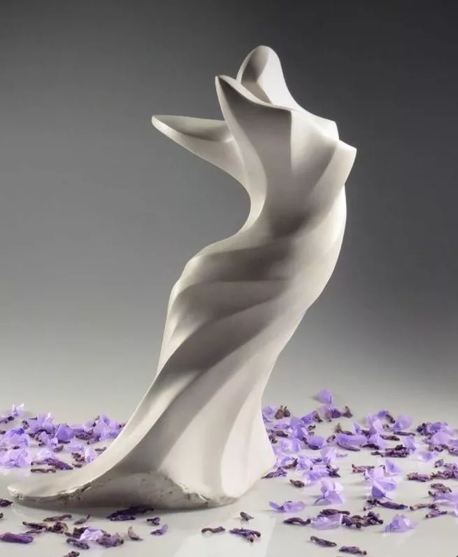 MODERN ART IN WHITE MARBLE