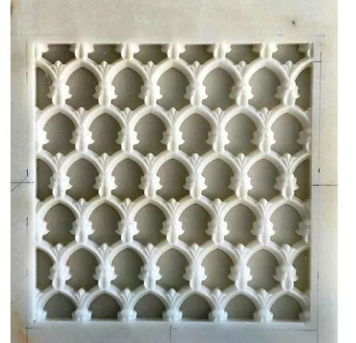WHITE MARBLE JALI
