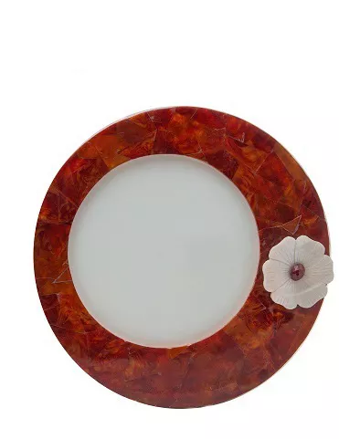 MARBLE PHOTO FRAME WITH SEMIPRECIOUS STONE INLAY