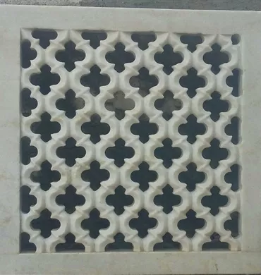 WHITE MARBLE JALI