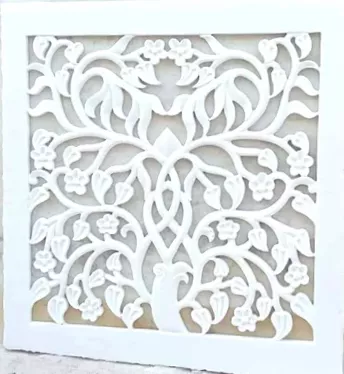WHITE MARBLE JALI