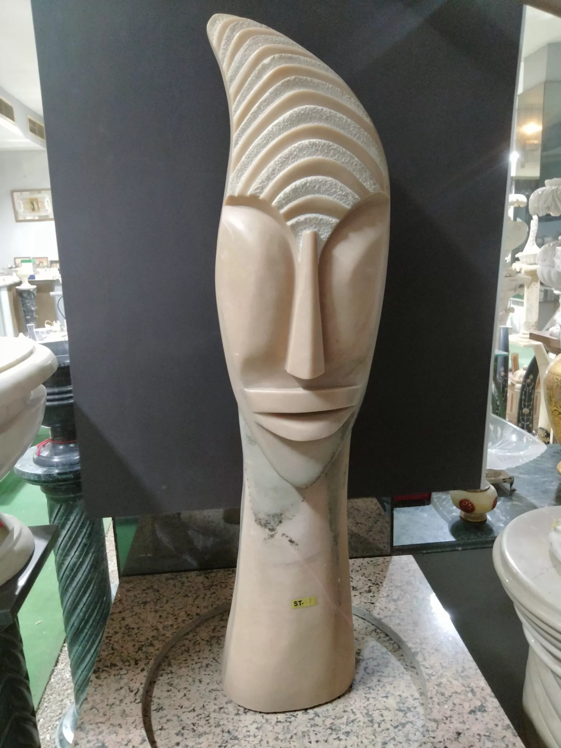 MODERN ART IN MAKRANA PINK MARBLE