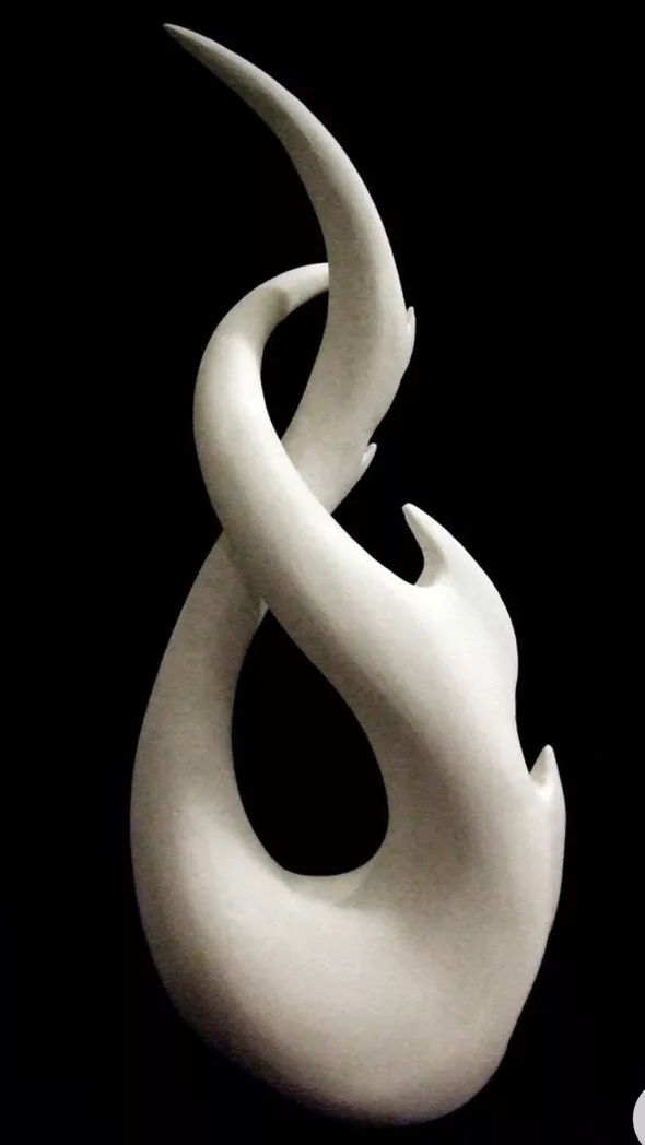 MODERN ART IN WHITE MARBLE
