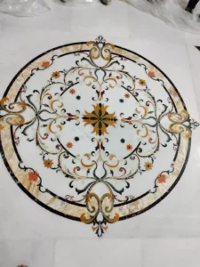 RAM MANDIR FLOORING INLAY WORK