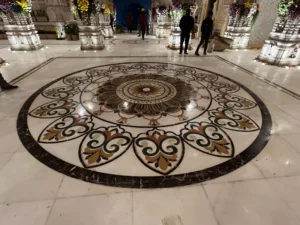 RAM MANDIR FLOORING INLAY WORK