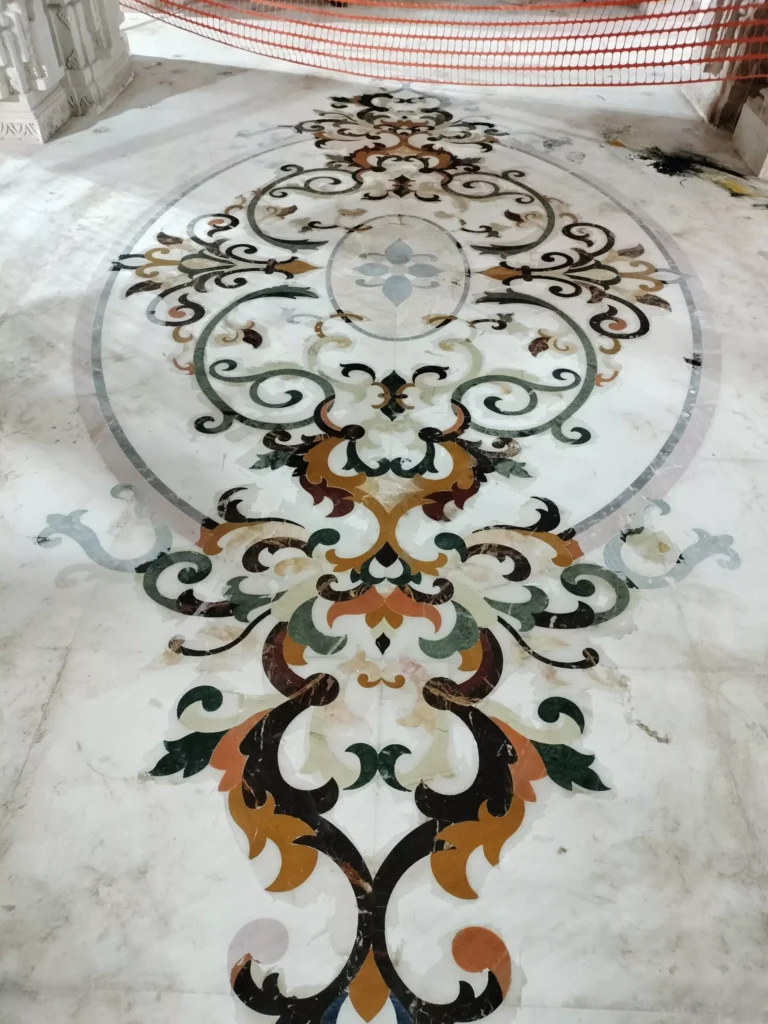RAM MANDIR FLOORING INLAY WORK