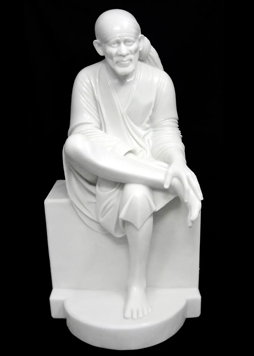 SAI BABA IN FIRST QUALITY WHITE MARBLE